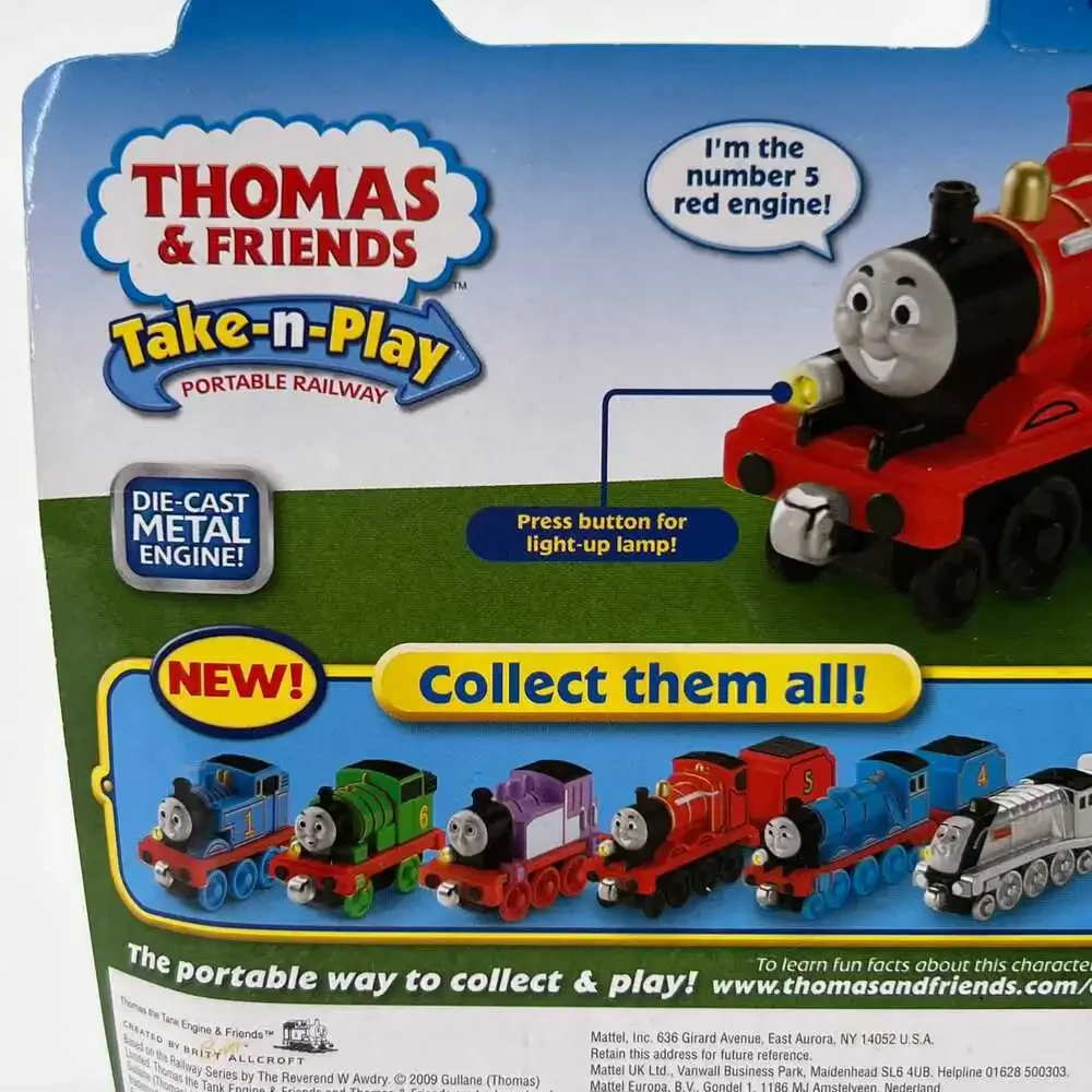 Fisher-Price Thomas & Friends Take-N-Play Talking James Die Cast Metal Engine